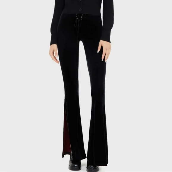 Killstar Black Velvet Flare Jumpsuit - Picture 2 of 5